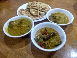 Roti Naan and Chicken Curry
