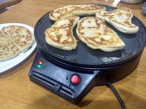 Roti Naan on Crepe Maker