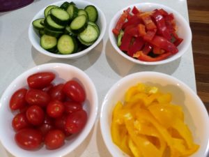 Veggies For Sweet Sour Chicken